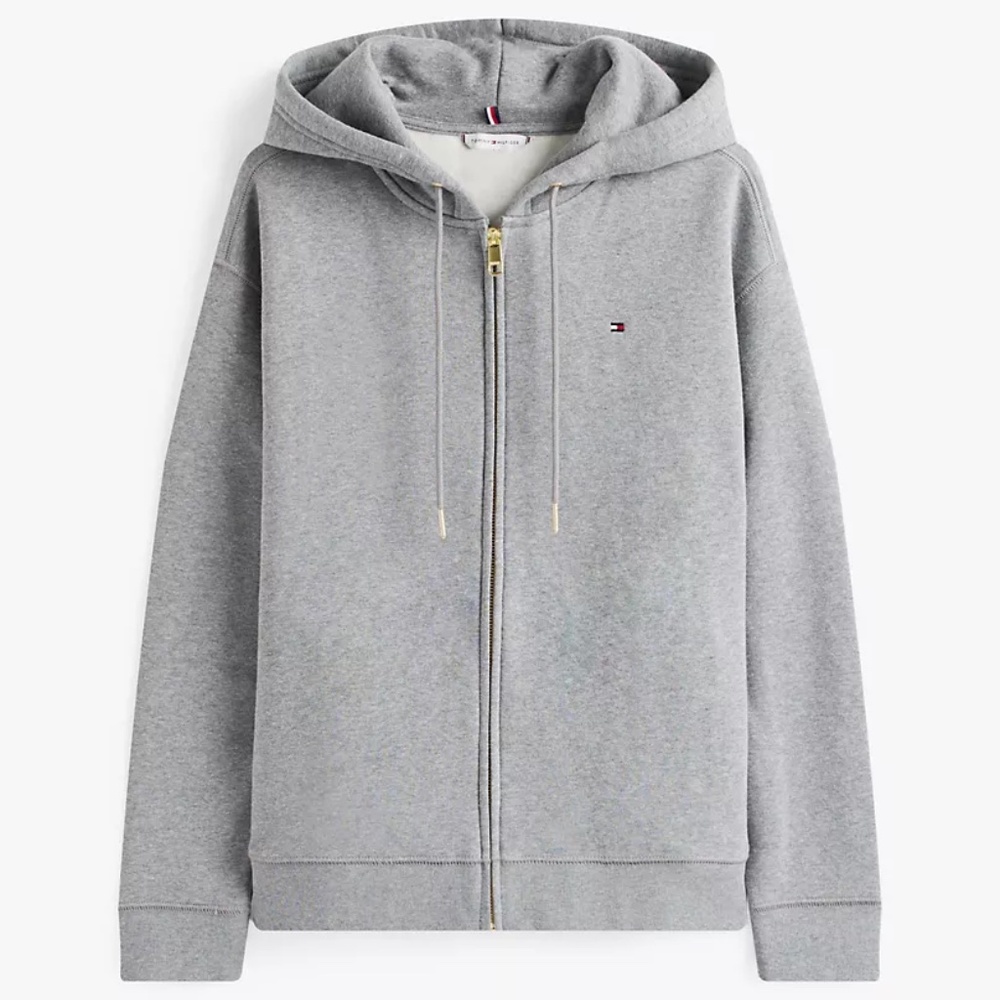 Tommy Hilfiger Grey Zip Up Hoodie